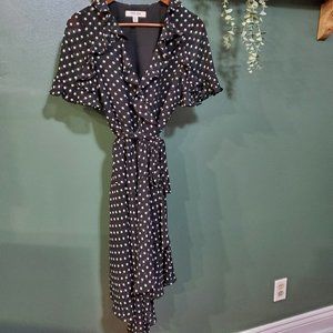 Ever New Melbourne | Polka Dot Midi Wrap Dress